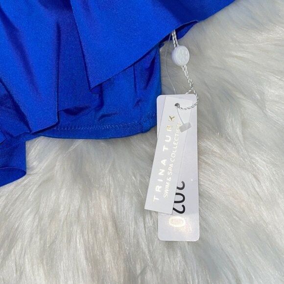 TRINA TURK Womens Size 8 SOLID OFF THE SHOULDER BANDEAU - Picture 4 of 7